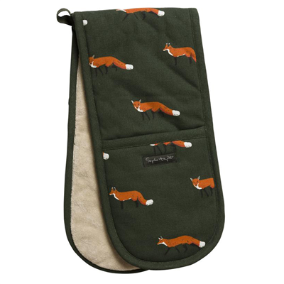 Sophie Allport Foxes Double Oven Glove